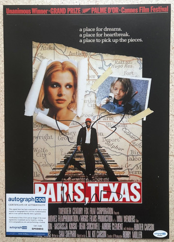 Wim wenders signed x17 - wim,