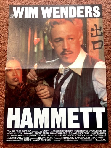 Hammett kinoplakat poster - hammett,