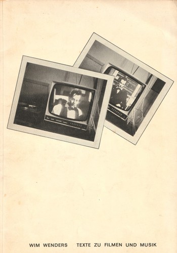 Wim wenders texte filmen - wenders,