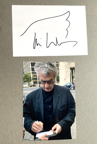Wim wenders person signed - wim,