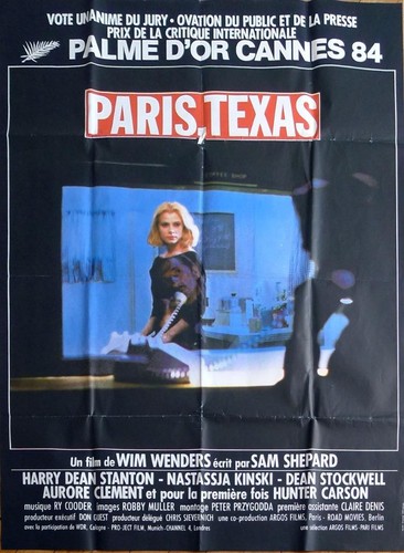 Paris texas wim wenders - wim, /