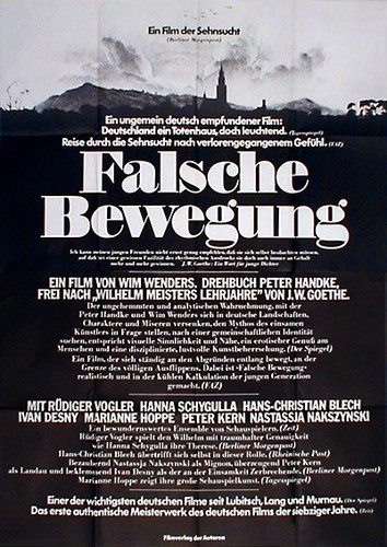 Wim wenders falsche bewegung - wenders,