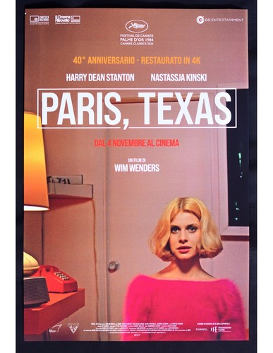 Plakat paris texas - plakat, wenders